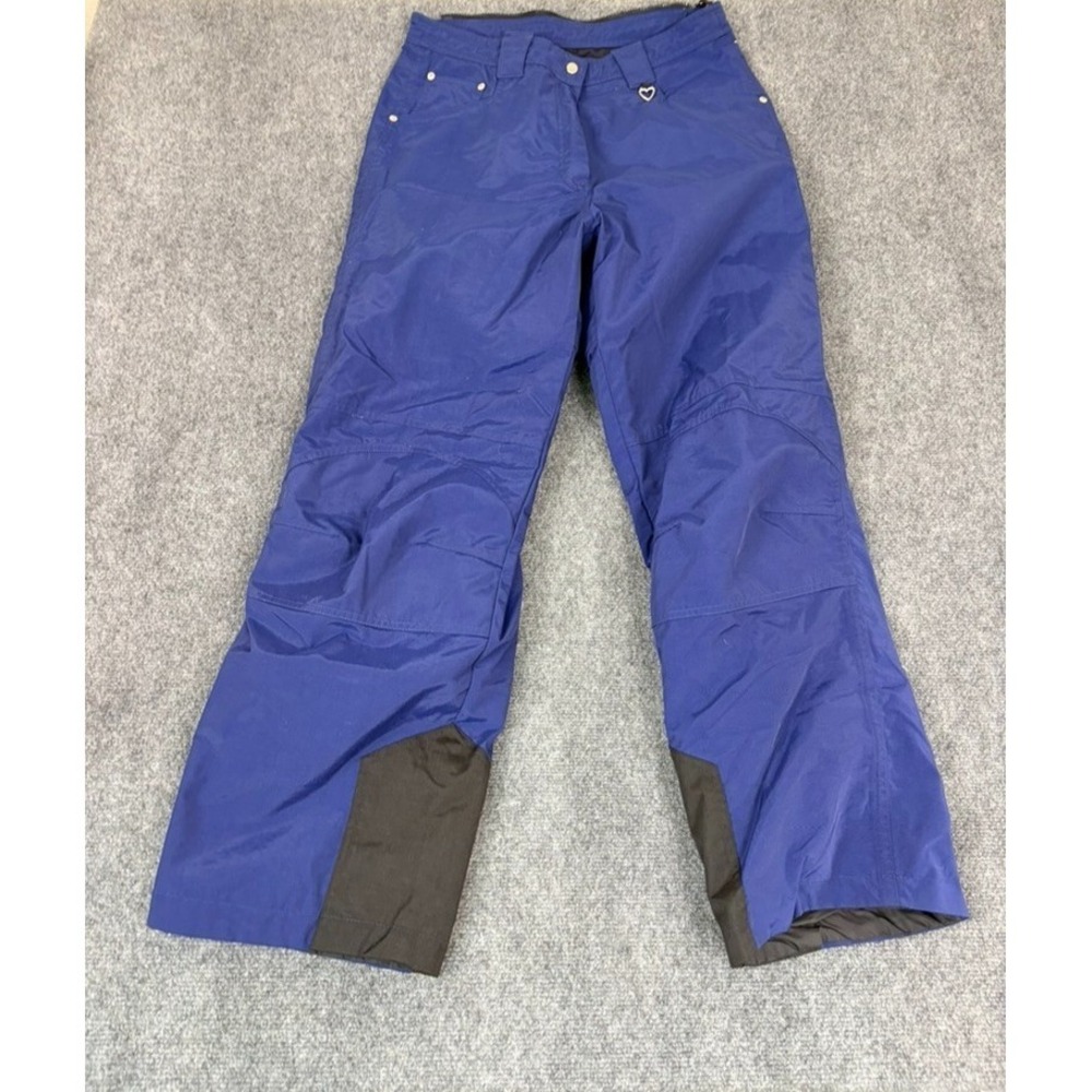 Obermeyer Gipsy Style Nylon‎ Polyester Lining Womens Blue Snowpants Size 12